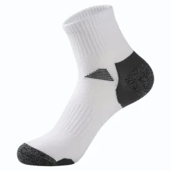 Men's 2 Pairs Socks Crew Socks Black White Color Color Block Daily Wear Vacation Weekend Patchwork Medium Fall & Winter Warm Ups