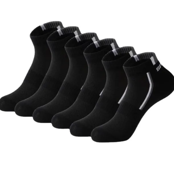 Men's 2 Pairs Socks Letter & Striped Print Ankle Socks Running Socks Color Block Fashionable Casual Daily Medium Spring, Summer, Fall, Winter Stylish Traditional Classic