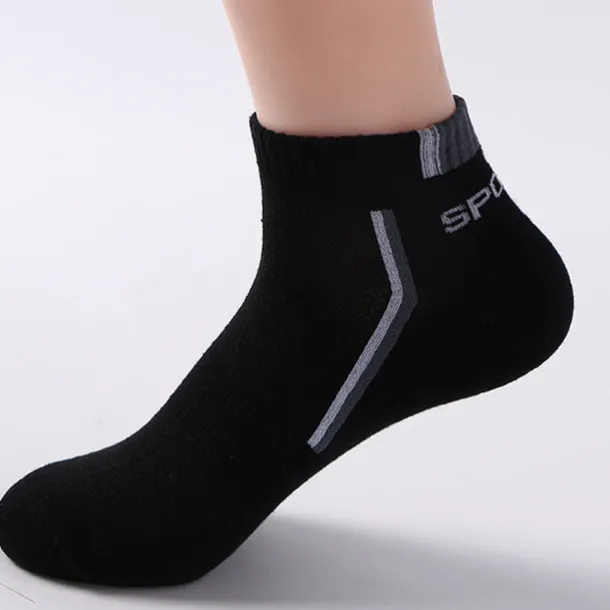 Men's 2 Pairs Socks Letter & Striped Print Ankle Socks Running Socks Color Block Fashionable Casual Daily Medium Spring, Summer, Fall, Winter Stylish Traditional Classic