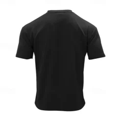 Men's 2 Piece Waffle Henley Shirt T-shirt Suits Tracksuit Short Sleeve Short Sleeves Short Pant Henley Summer Solid Color Drawing Gymnatics Casual 2 Piece Vacation Daily Wear Activewear Black White