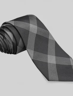 Men's 100% Silk Ties Elegant Fashion Designer Embroidered Embroidery Plaid Polka Dot Striped Formal Wedding Party