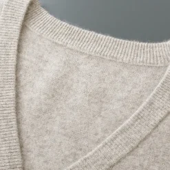 Men's 100% Wool Cardigan Sweater Knit Button Up Solid Color V Neck Knitwear Elegant School Training Clothing Apparel Bishop Sleeve Fall Winter Black khaki S M L XL