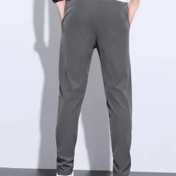 Men's Active Pants Trousers Casual Pants Pocket Drawstring Elastic Waist Color Block Comfort Outdoor Daily Going out Fashion Streetwear Black Green