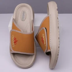 Men's Adjustable Slide Sandals - Comfortable Non-Slip Lightweight Casual Slippers for Indoor and Outdoor Use