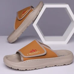 Men's Adjustable Slide Sandals - Comfortable Non-Slip Lightweight Casual Slippers for Indoor and Outdoor Use