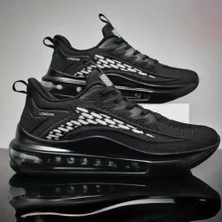 Men's Air Cushion Sneakers - Lightweight Breathable Athletic Shoes for Running and Walking