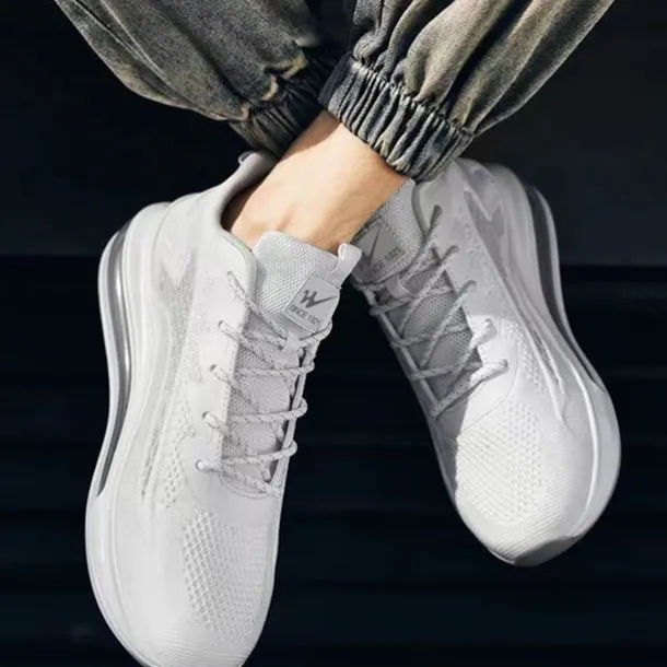 Men's Air Cushion Sneakers - Lightweight Breathable Athletic Shoes for Running and Walking