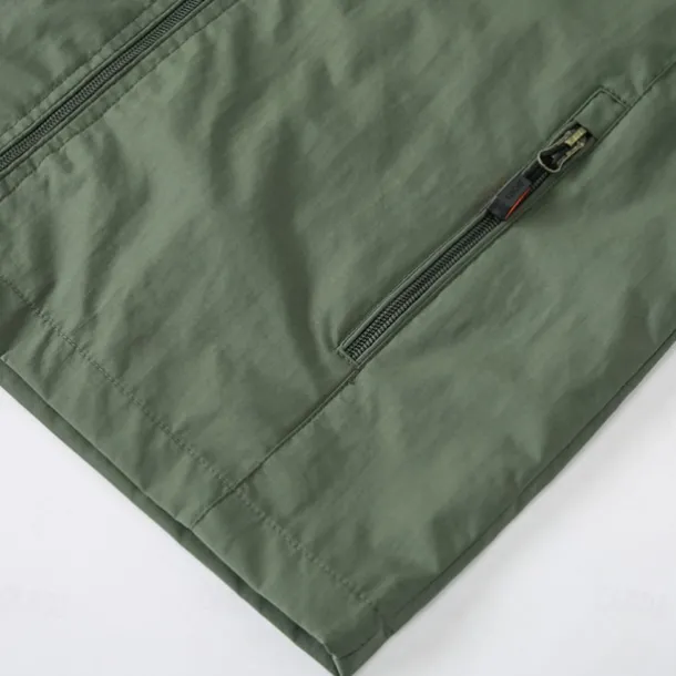 Men's American US Flag Jacket Raincoat Shell Jacket Waterproof Rain Waterproof Lightweight Casual Sports Outdoor Camping & Hiking Embroidered Side Pockets Zip Front Fall Winter Hooded Long Sleeve
