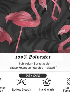 Men's Animal Coconut Palm 2pcs Shirts Sets Shirt Short Sleeve Short Pants Cuban Collar Vacation Casual Daily Party Casual Daily 3D Print Summer Robin's Egg Blue Black White