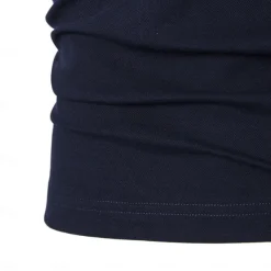 Men's Anti-bacterial UV Protection Cooling T Shirt Fold-over V Neck Collar School Training Short Sleeve with White Trim Clothing Apparel