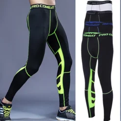 Men's Athletic Pants Elastic Waistband Pants / Trousers Outdoor Sports & Outdoor Athletic Fall Quick Dry Soft Marathon Running Workout Tailored Fit Sportswear Activewear Color Block White Blue Green