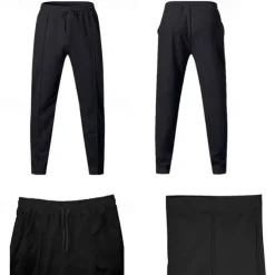 Men's Athletic Pants Sweatpants Joggers Trousers Sports Pants Pocket Drawstring Elastic Waist Plain Comfort Sports Outdoor Daily Fashion Casual Black White Micro-elastic