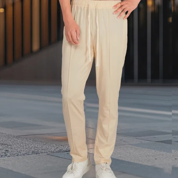 Men's Athletic Pants Sweatpants Joggers Trousers Sports Pants Pocket Drawstring Elastic Waist Plain Comfort Sports Outdoor Daily Fashion Casual Black White Micro-elastic