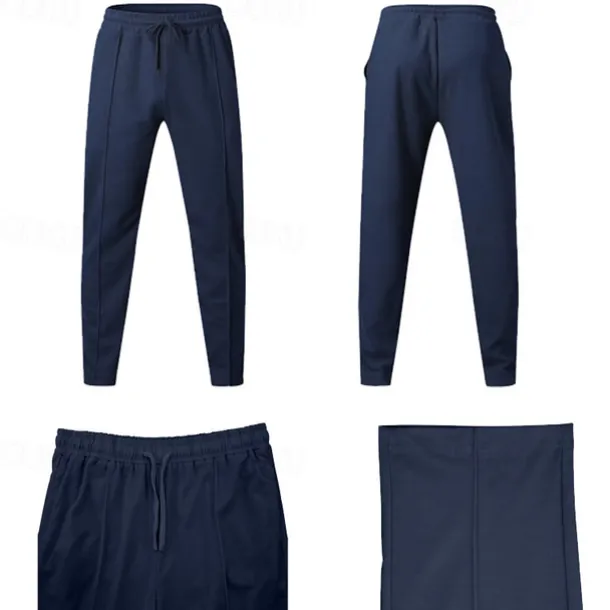 Men's Athletic Pants Sweatpants Joggers Trousers Sports Pants Pocket Drawstring Elastic Waist Plain Comfort Sports Outdoor Daily Fashion Casual Black White Micro-elastic