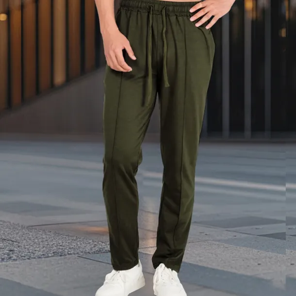 Men's Athletic Pants Sweatpants Joggers Trousers Sports Pants Pocket Drawstring Elastic Waist Plain Comfort Sports Outdoor Daily Fashion Casual Black White Micro-elastic