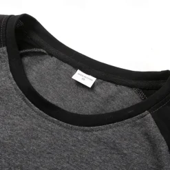 Men's Athletic Shirt Gym Shirt Fitness Shirt Running Shirt Patchwork Long Sleeve Tee Tshirt Casual Athleisure Fall Breathable Quick Dry Soft Gym Workout Running Walking Sportswear Activewear Graphic