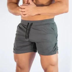 Men's Athletic Shorts 3 inch Shorts Workout Shorts Short Shorts Running Shorts Drawstring Yoga Short Solid Colored Breathable Quick Dry Short Training Sports & Outdoor Fitness Sports Sporty Black