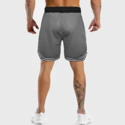Men's Athletic Shorts Basketball Shorts Running Shorts Gym Shorts Sports Going out Weekend Breathable Quick Dry Running Casual Pocket Drawstring Elastic Waist Plain Knee Length Gymnatics Activewear