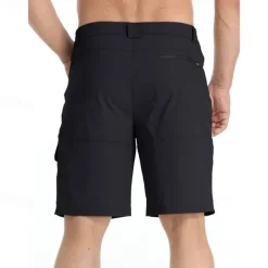 Men's Athletic Shorts Cargo Shorts Outdoor Shorts Hiking Shorts Buttons Pocket Plain Waterproof Breathable Short Outdoor Camping & Hiking Going out Sports Casual Black Green