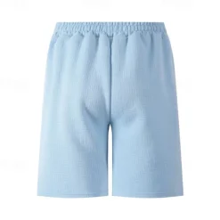 Men's Athletic Shorts Sweat Shorts Shorts Summer Shorts Pocket Drawstring Elastic Waist Plain Comfort Breathable Short Outdoor Sports Classic Casual Black White