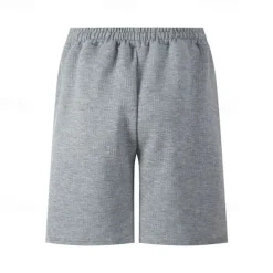 Men's Athletic Shorts Sweat Shorts Shorts Summer Shorts Pocket Drawstring Elastic Waist Plain Comfort Breathable Short Outdoor Sports Classic Casual Black White