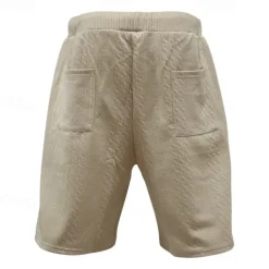 Men's Athletic Shorts Sweat Shorts Shorts Summer Shorts Pocket Drawstring Elastic Waist Plain Comfort Breathable Knee Length Outdoor Sports Classic Casual Black White