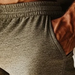 Men's Athletic Shorts Sweat Shorts Shorts Summer Shorts Pocket Elastic Waist Drawstring Plain Comfort Breathable Short Outdoor Sports Classic Casual Gray