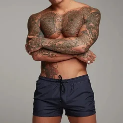 Men's Athletic Shorts Workout Shorts Running Shorts Gym Shorts Drawstring with Mesh lining Zipper Pocket Solid Colored Quick Dry Outdoor Fitness Gym Casual / Sporty Athleisure Black Army Green