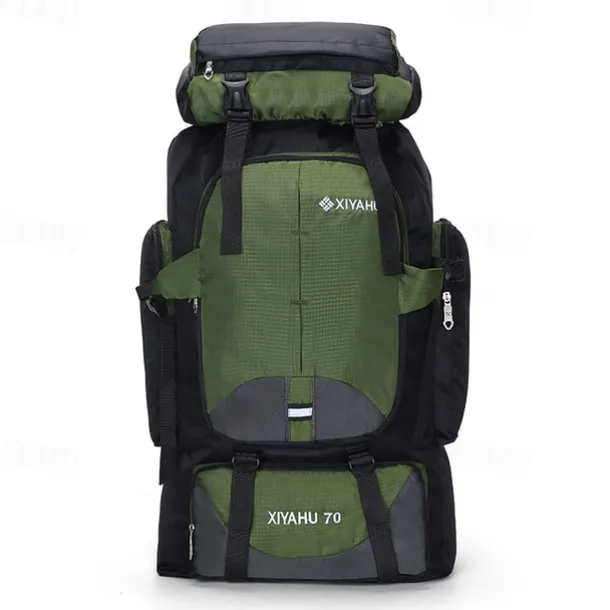 Men's Backpack Functional Backpack Tactical Backpack Outdoor Camping & Hiking Traveling Color Block Oxford Cloth Large Capacity Waterproof Breathable Zipper 202 black 201 dark blue 202 military green