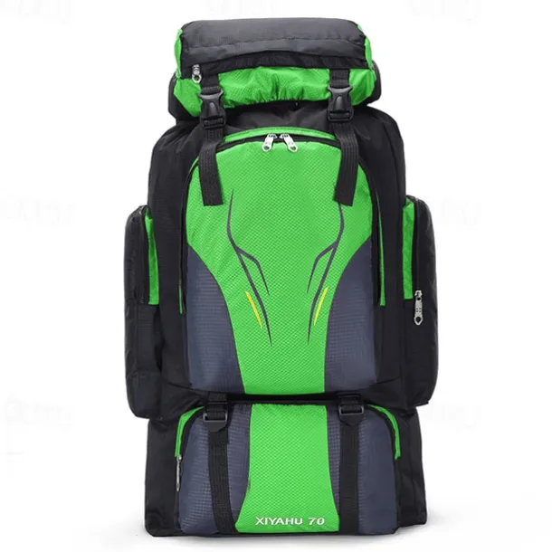 Men's Backpack Functional Backpack Tactical Backpack Outdoor Camping & Hiking Traveling Color Block Oxford Cloth Large Capacity Waterproof Breathable Zipper 202 black 201 dark blue 202 military green