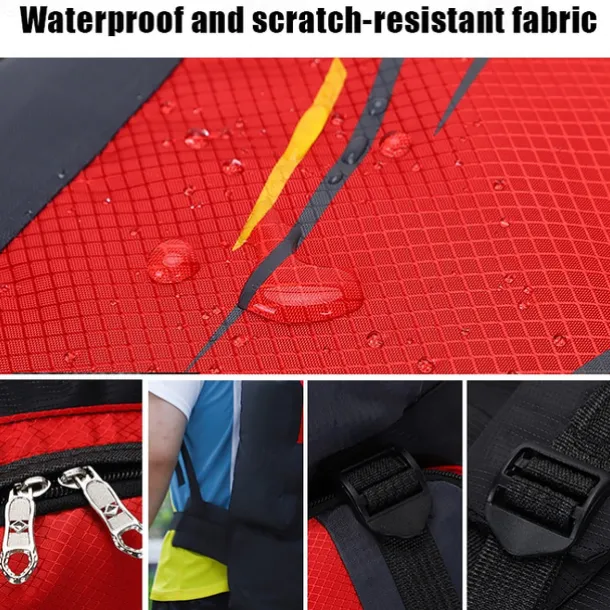 Men's Backpack Functional Backpack Tactical Backpack Outdoor Camping & Hiking Traveling Color Block Oxford Cloth Large Capacity Waterproof Breathable Zipper 202 black 201 dark blue 202 military green