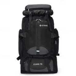 Men's Backpack Functional Backpack Tactical Backpack Outdoor Camping & Hiking Traveling Color Block Oxford Cloth Large Capacity Waterproof Breathable Zipper 202 black 201 dark blue 202 military green