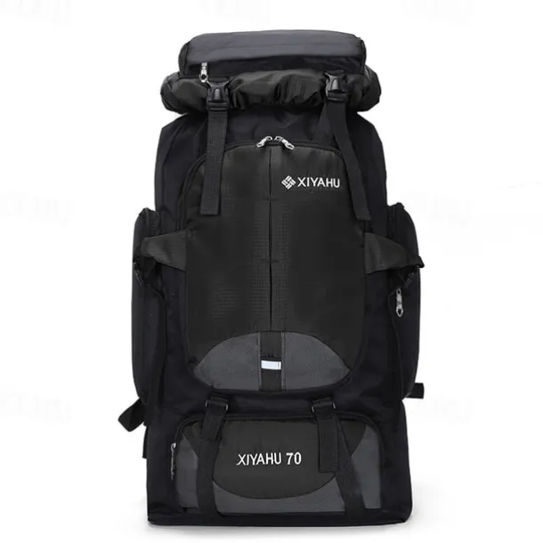 Men's Backpack Functional Backpack Tactical Backpack Outdoor Camping & Hiking Traveling Color Block Oxford Cloth Large Capacity Waterproof Breathable Zipper 202 black 201 dark blue 202 military green