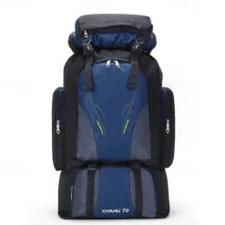 Men's Backpack Functional Backpack Tactical Backpack Outdoor Camping & Hiking Traveling Color Block Oxford Cloth Large Capacity Waterproof Breathable Zipper 202 black 201 dark blue 202 military green