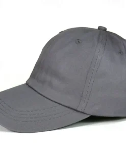 Men's Baseball Cap Black White Cotton Streetwear Stylish Casual Daily Outdoor clothing Holiday Plain Sunscreen