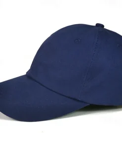 Men's Baseball Cap Black White Cotton Streetwear Stylish Casual Daily Outdoor clothing Holiday Plain Sunscreen