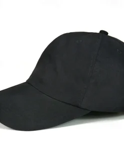 Men's Baseball Cap Black White Cotton Streetwear Stylish Casual Daily Outdoor clothing Holiday Plain Sunscreen