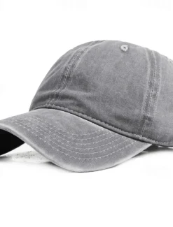 Men's Baseball Cap Black Yellow Cotton Streetwear Stylish Casual Daily Outdoor clothing Holiday Plain Sunscreen