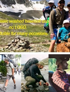 Men's Baseball Cap Black Yellow Cotton Streetwear Stylish Casual Daily Outdoor clothing Holiday Plain Sunscreen