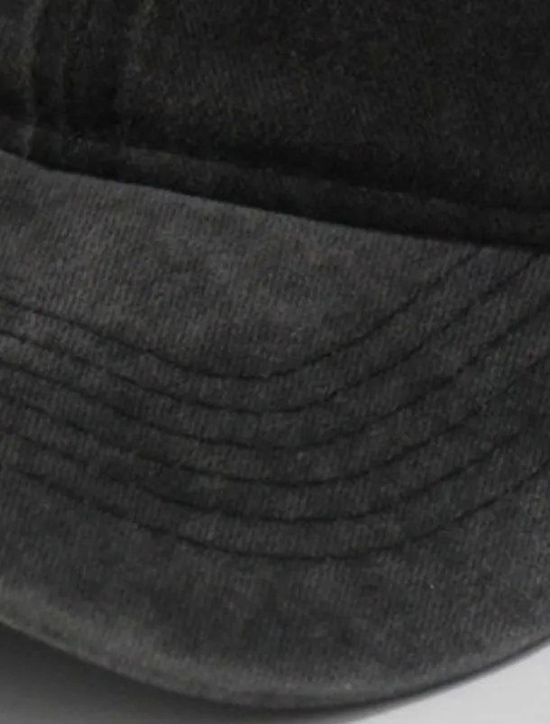 Men's Baseball Cap Black Yellow Cotton Streetwear Stylish Casual Daily Outdoor clothing Holiday Plain Sunscreen