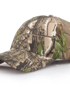 Men's Baseball Cap Brown Green Cotton Print Streetwear Stylish Casual Daily Outdoor clothing Holiday Plants Sunscreen