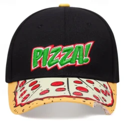 Men's Baseball Cap Sun Hat Trucker Hat Black Gray Cotton Embroidered Fashion Casual Street Daily Pizza Adjustable Sunscreen Breathable