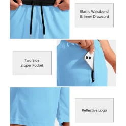 Men's Basketball Shorts Casual Shorts Mesh Shorts Athletic Short Pocket Drawstring Elastic Waist Plain Comfort Breathable Short Outdoor Vacation Sport Casual Black White