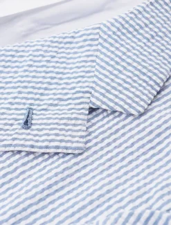 Men's Beach Wedding Suits Peak Blue Solid Colored Standard Fit 2 Piece Single Breasted Two-buttons