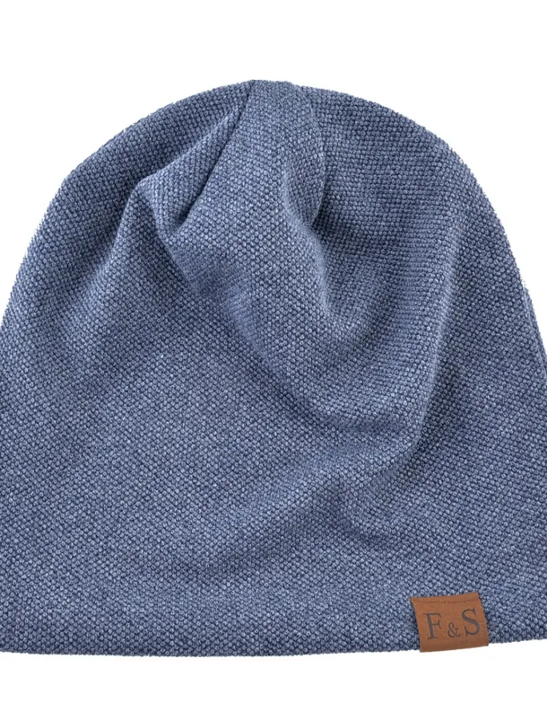 Men's Beanie Hat Black Red Cotton Pure Color Knitted Simple Outdoor Outdoor Street Daily Pure Color Windproof Warm Breathable