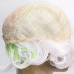 Men's Beetlejuice 2 Cosplay Short Fluffy Wavy Clown Bald Wig For Carnival Party Costume wigs For Adult Halloween Wigs