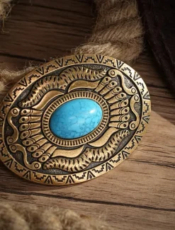 Men's Belt Buckle Buckle Silver Bronze Alloy Vintage Style Retro Vintage Eagle Texas Daily Religious Celebrations