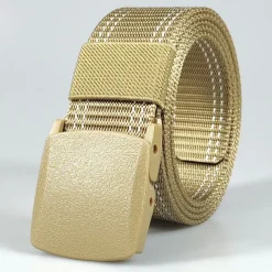 Men's Belt Tactical Belt Nylon Web Work Belt Black Yellow Knitted Fabric Military Army Linear Daily Wear Going out Weekend