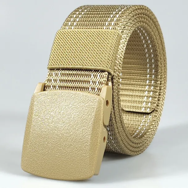 Men's Belt Tactical Belt Nylon Web Work Belt Black Yellow Knitted Fabric Military Army Linear Daily Wear Going out Weekend