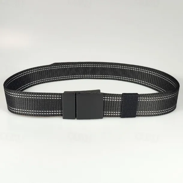 Men's Belt Tactical Belt Nylon Web Work Belt Black Yellow Nylon Military Army Linear Daily Wear Going out Weekend